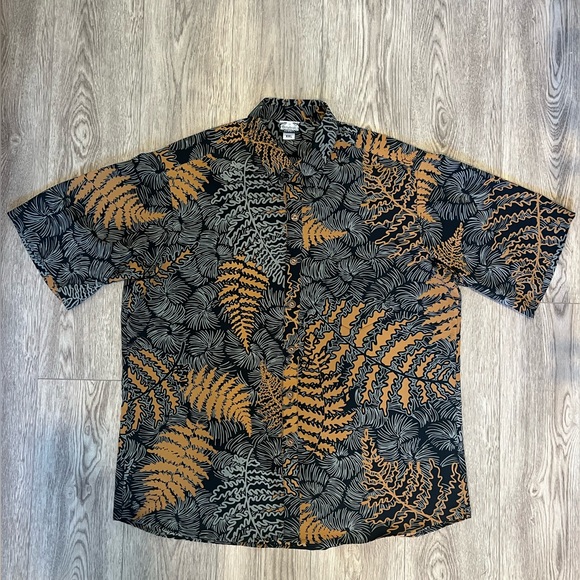 Manuheali’i Men’s Hawaiian Aloha Shirt Button Down XXL - Picture 1 of 3
